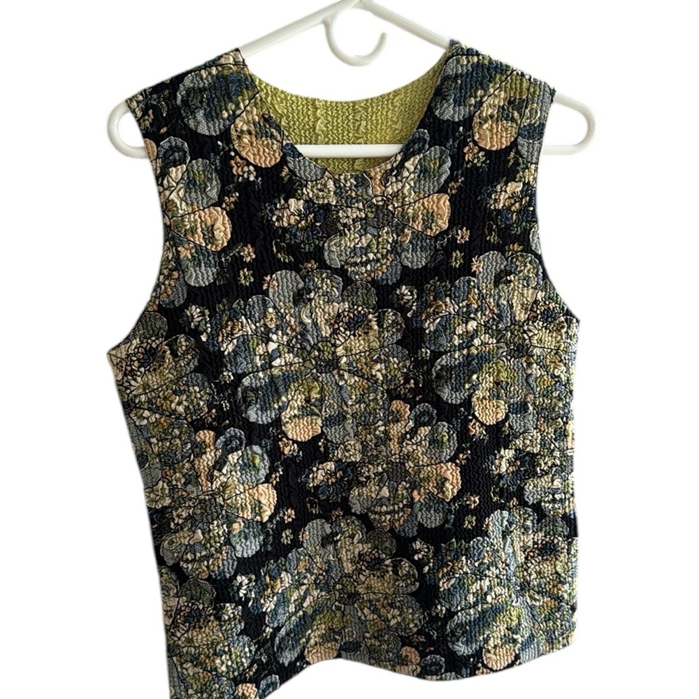 Ubu Jacket and shell reversible (2pcs) Lime Green & Reversible Print M - Picture 4 of 9